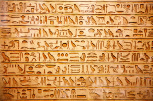Hieroglyphics and ancient Egyptian knowledge and art